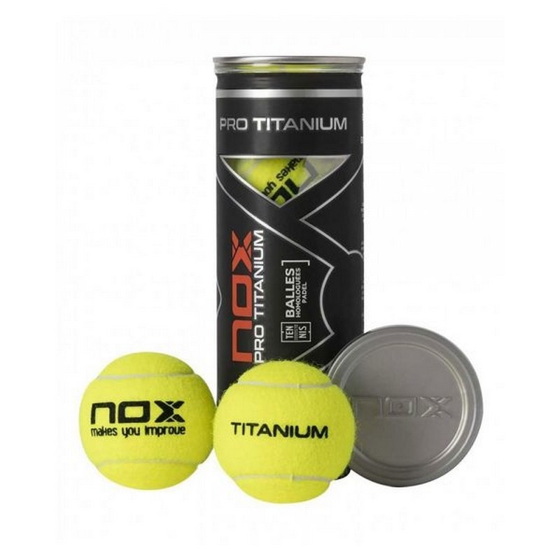 Bote de 3 pelotas Nox Pro Titanium