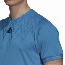 Camiseta Adidas FreeLift PrimeBlue Sonic Aqua