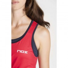 Camiseta Nox Pro Rojo Azul Mujer
