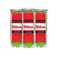 Pack de 3 Botes de Pelotas Wilson Padel Comp