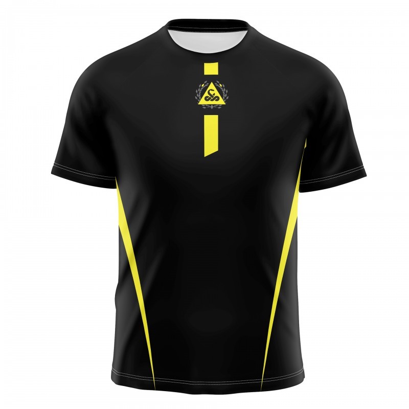 Camiseta Vibora Team Negro Amarillo
