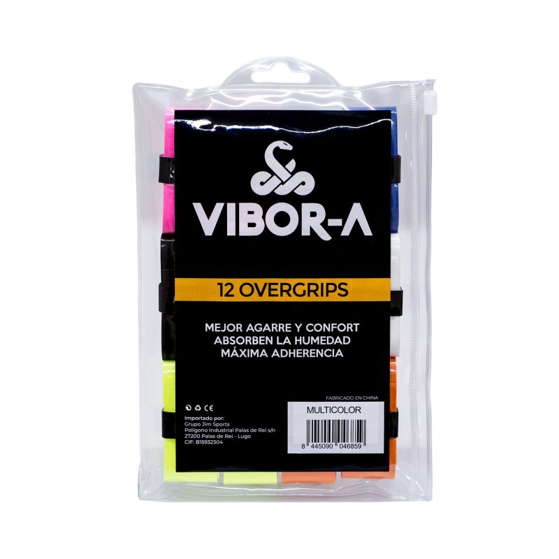 Bolsa Vibora Liso Multicolor 12 Overgrips
