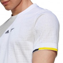 Camiseta Adidas London Blanco Amarillo Impacto