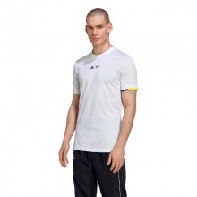 Camiseta Adidas London Blanco Amarillo Impacto