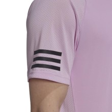 Camiseta Adidas Club 3 Stripe Morado Negro