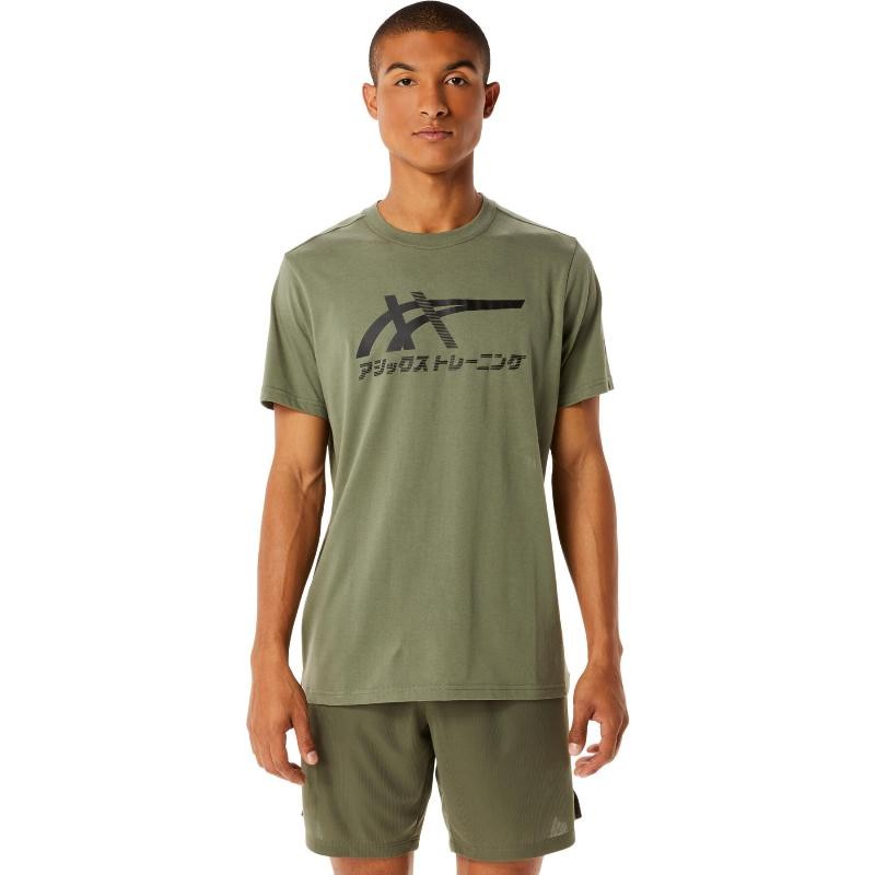 Camiseta Asics Tiger Verde Liquen