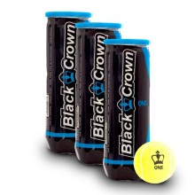 Pack de 3 Botes de Pelotas Black Crown One