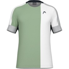 Camiseta Head Play Tech Blanco Verde