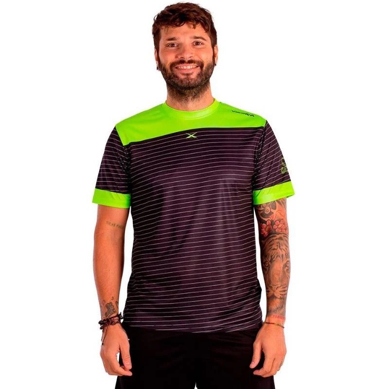 Camiseta Víbora Black Mamba X Aniversario Negro Amarillo Fluor