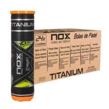 Cajón 96 Pelotas - 24 Botes de 4 uds - Nox Pro Titanium