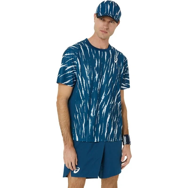 Camiseta Asics Game Azul Mako