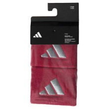 Muñequeras Adidas Cortas Rojo Gris 2 Unidades