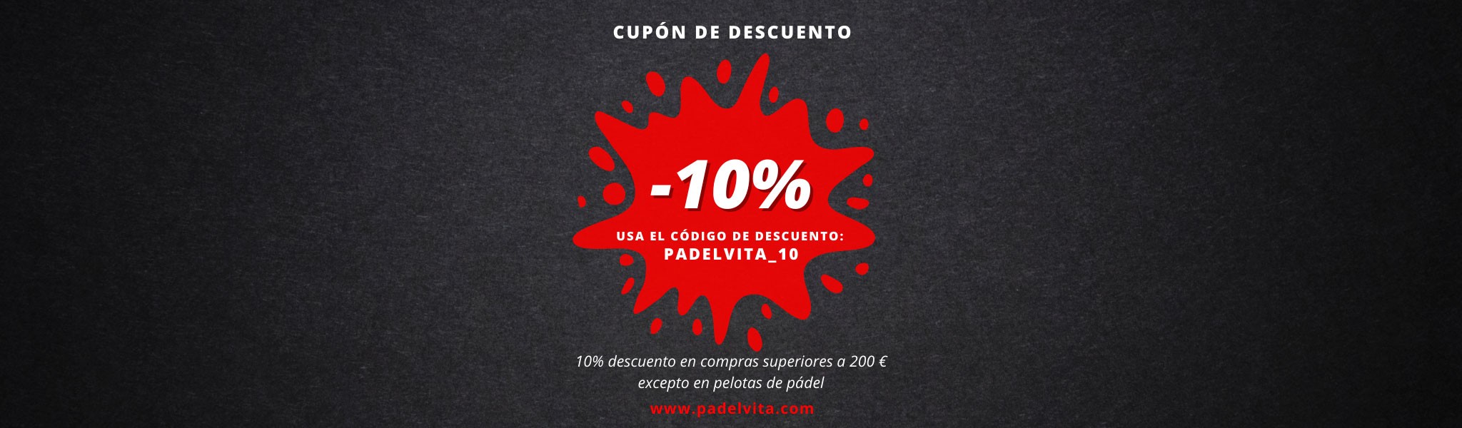 10% de descuento - Padelvita